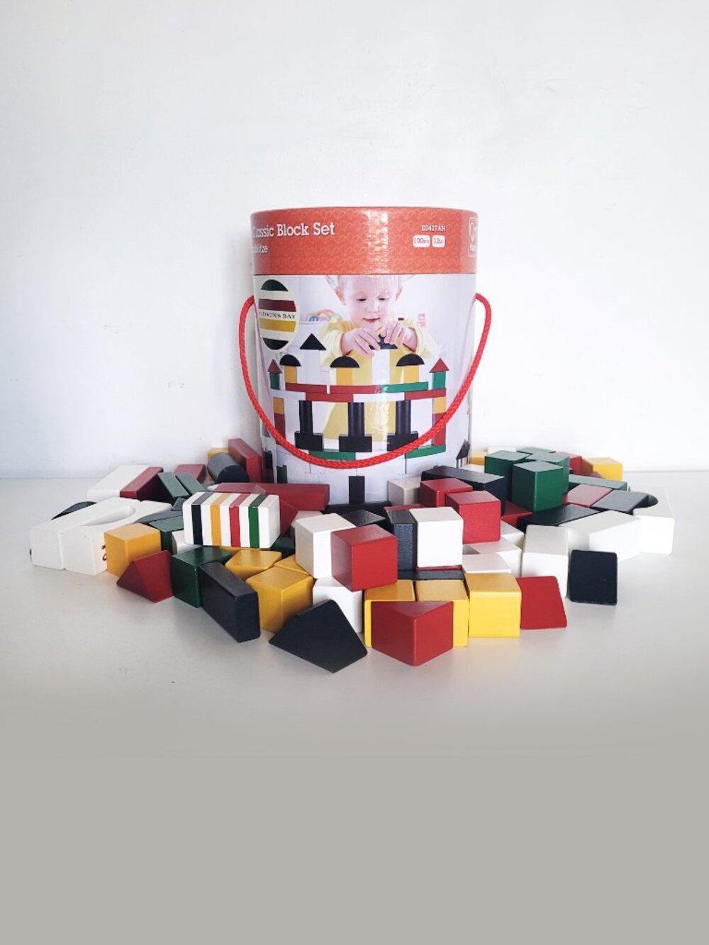 Hape 100 PCs Wooden Building Block Set - HBC Special Edition